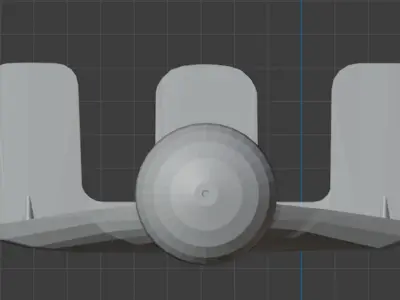 3d model of a rake 3D print model