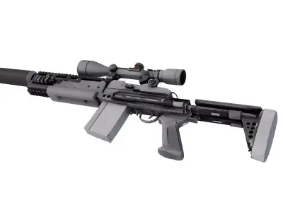 M14 Delta Force Elite rifle 3D model