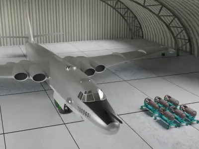 Myasishchev 3M Molot Bison-B 3D model