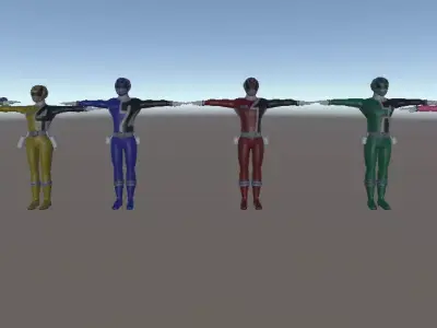 Power Rangers SPD 3D model