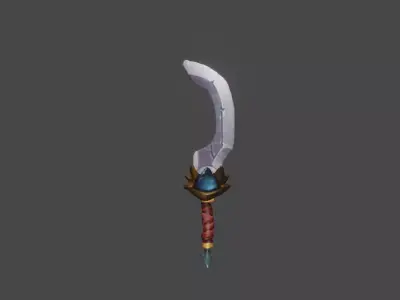 Zeloeman Sword A 3 Low-poly 3D model