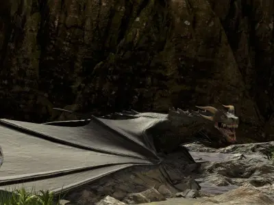 Dragon game of thrones 3D model