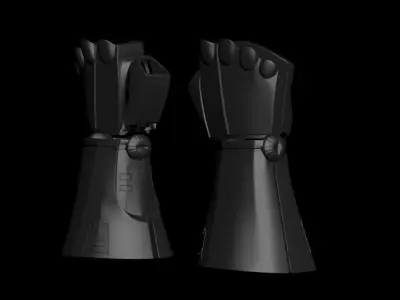ROBOCOP SUIT GLOVES AND ARMS UPDATE 3D print model
