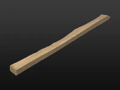 Wood Beam 07 3D model