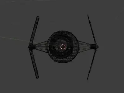 Star destroyer Free low-poly 3D model