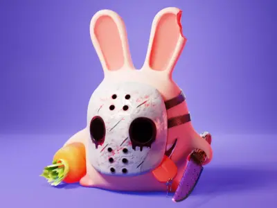 Cartoon character JasonBit and Animation 3D model