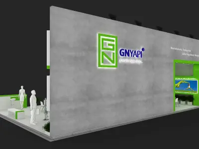 Exhibition Stand - ST0045 3D model