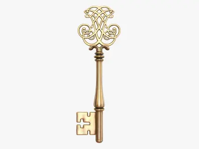 Gold Key 3D model