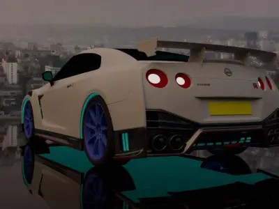 Nissan GTR Nismo Free 3D model