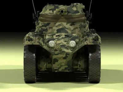 Panhard EBR 90 3D model