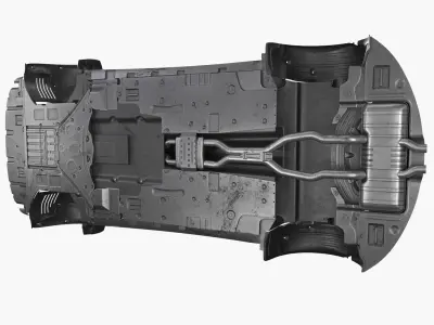 Car Underbody 3D model