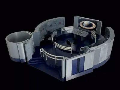 Custom USS Enterprise NX-01 Bridge 3D print model
