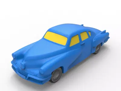 Tucker 48 1948 Classic Car 3D print model