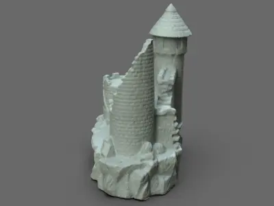Fish Castle 3D model
