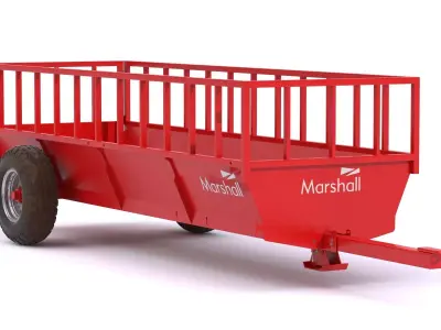 Feed Trailers FT-15 3D model