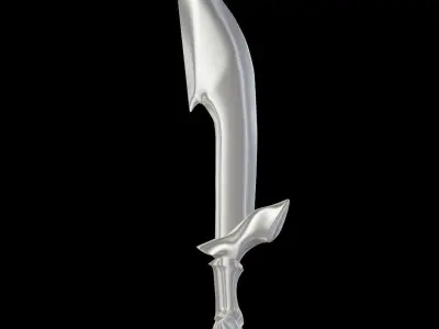 Viking Sword Low-poly 3D model