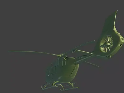 Airbus H135 helicopter ready for 3D printing 3D print model