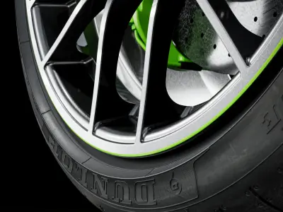 Dunlop Sport Maxx Race 2 265 35 20 3D model