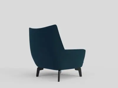 Armchair Willow Free 3D model