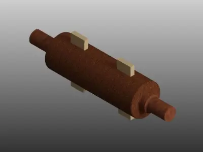 Sleeve and Cotter Joint 3D model