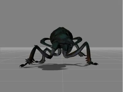ant monster animal Low-poly 3D model
