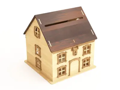 Wooden toy vol 08 3D model