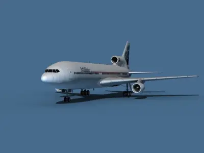 Lockheed L-1011-50 Euro Atlantic 3D model