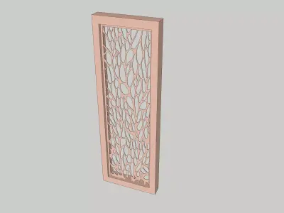 indian jodhpuri stone jali 3d modal Low-poly 3D model