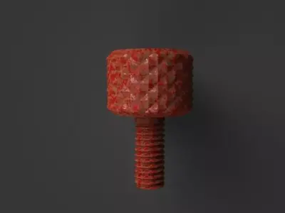 Bolt screw Free 3D model