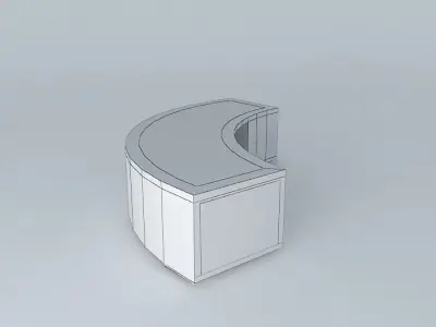 Reception Counter 3D model