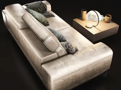 Sofa Natuzzi Italo part 3D model