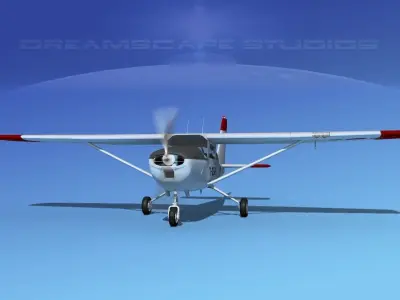 Cessna T-41 Mescalero Korean AF 3D model