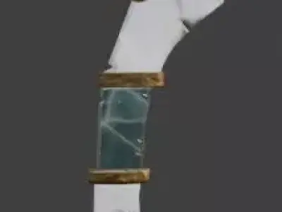 Snow Beast Sword 3D model