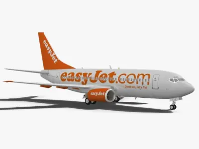 easyJet Boeing 737-700 3D model