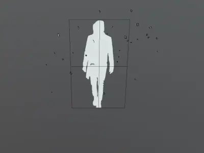 Feather Fall 30 feathers---Free Free low-poly 3D model