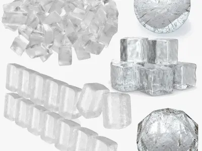 Ice Cubes Collection 2 3D model