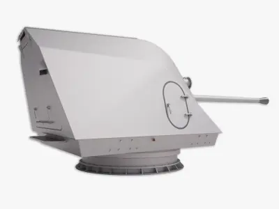 Bofors 57 mm Mk2 3D model