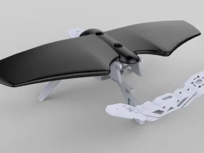 ES Drone Wing Free 3D print model