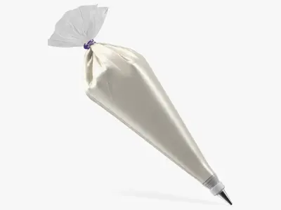 Piping Bag Filled with Frosting 3D model