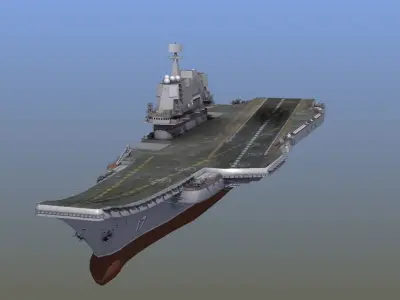 CV17 Shandong Carrier 3D model
