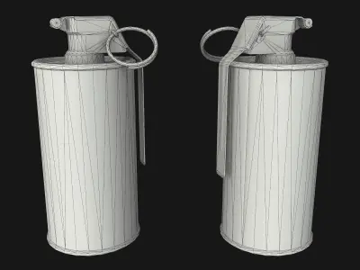 Grenades Pack Low-poly 3D model