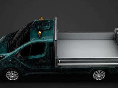 Vauxhall Vivaro Tipper 2014 3D model