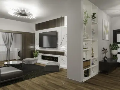 3 Bedroom Apartment Free 3D model