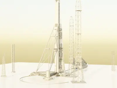 Rocket Launch Site Part 1 3D model
