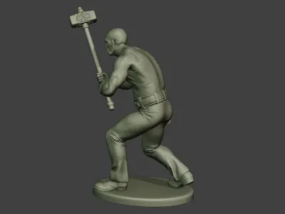 Bill HammerMan BH1 0008 3D print model