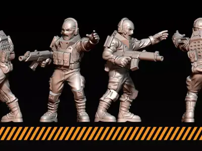 Militia 3D print model