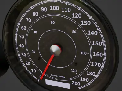 Gauge Collection for Cars Free 3D model