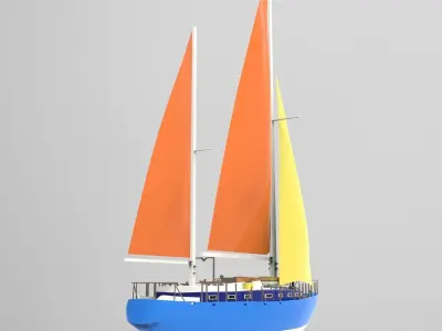 Flagship Boat 2 3D model