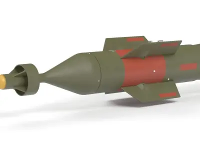 GBU-10 Paveway II Laser Guided Bomb 3D model