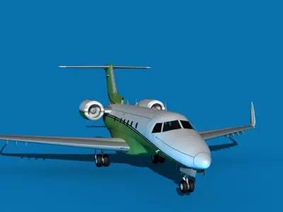 Embraer Praetor 500 V10 3D model